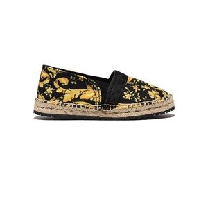Versace kids Barocco print espadrilles EU size 38 ( US size big kids 5.5)
